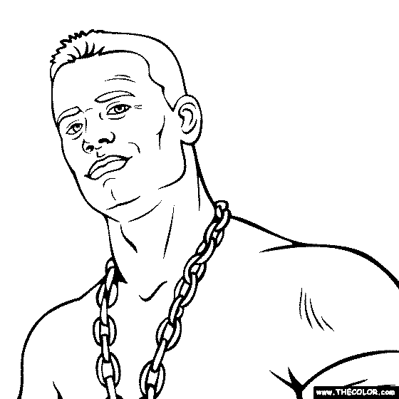John Cena Coloring