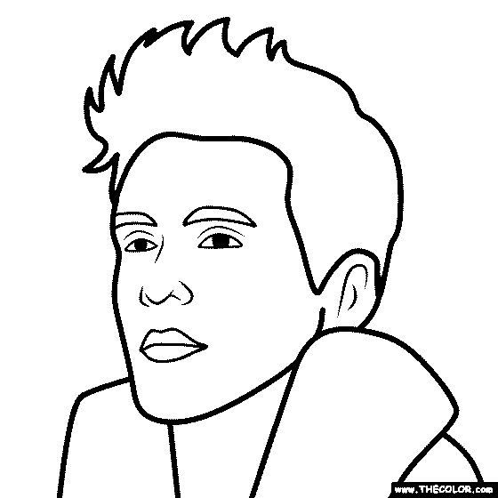 John Mayer Coloring Page