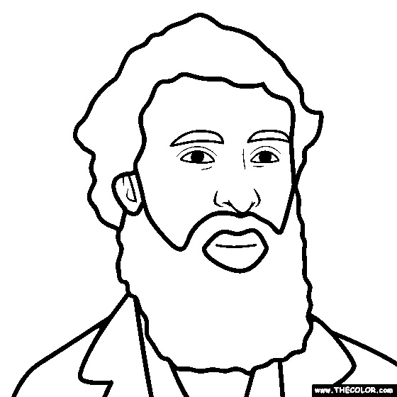 John Muir Coloring Page