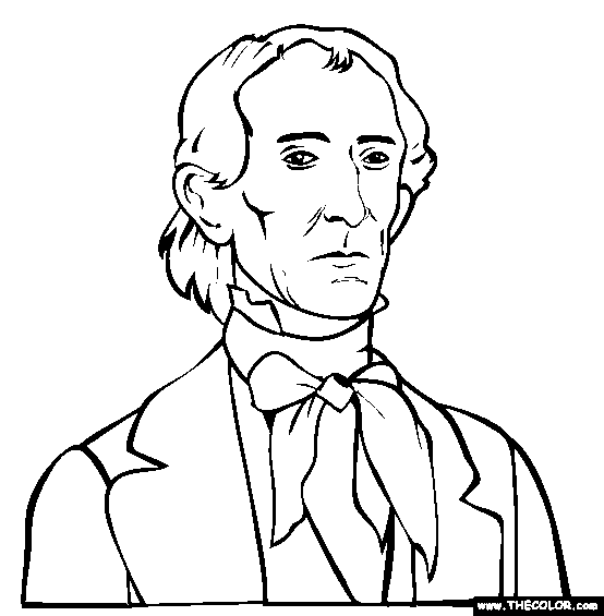 John Tyler Coloring Page
