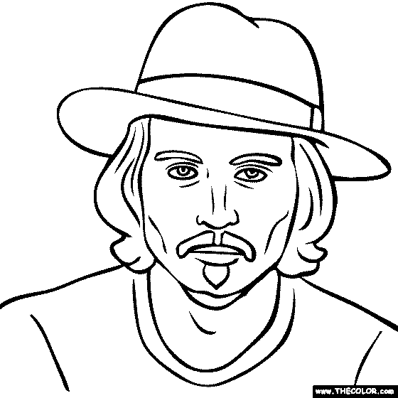 Download Famous Actor Coloring Pages