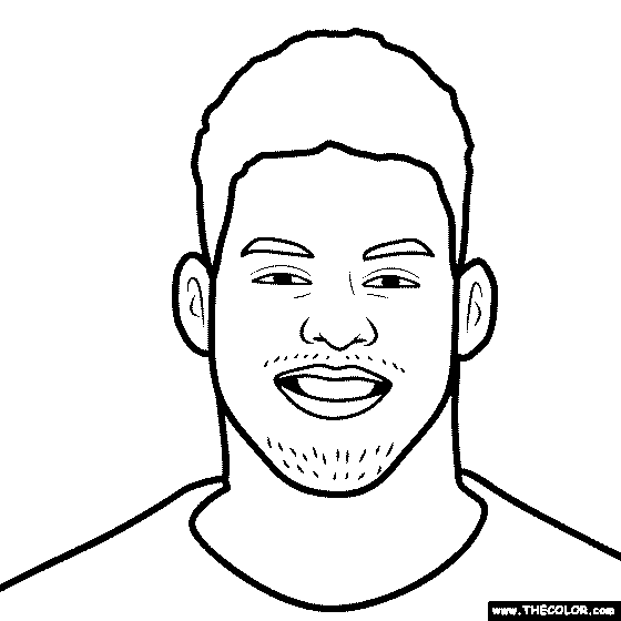 Juju Smith Schuster Coloring Page