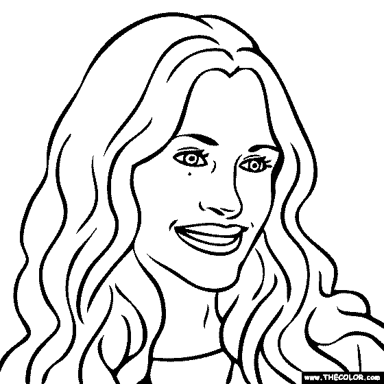 Julia Roberts Coloring Page