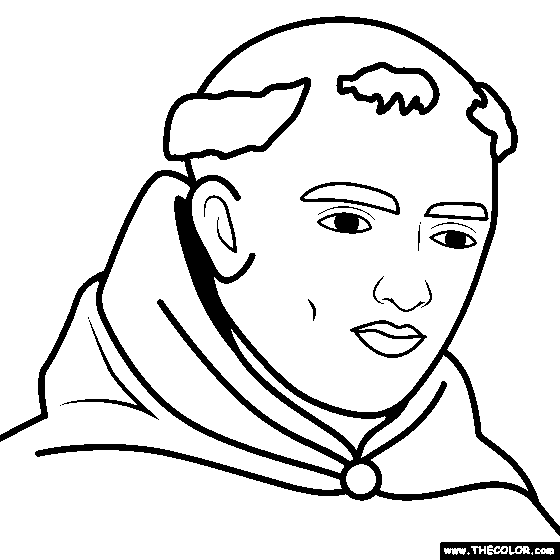 Junipero Serra Coloring Page