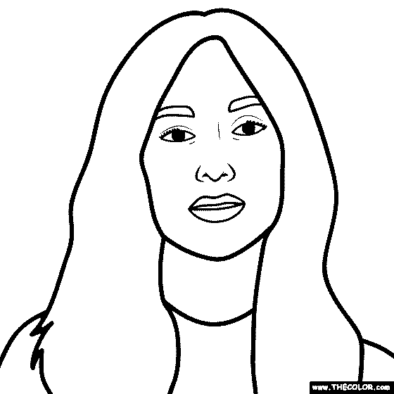 Kacey Musgraves Coloring Page