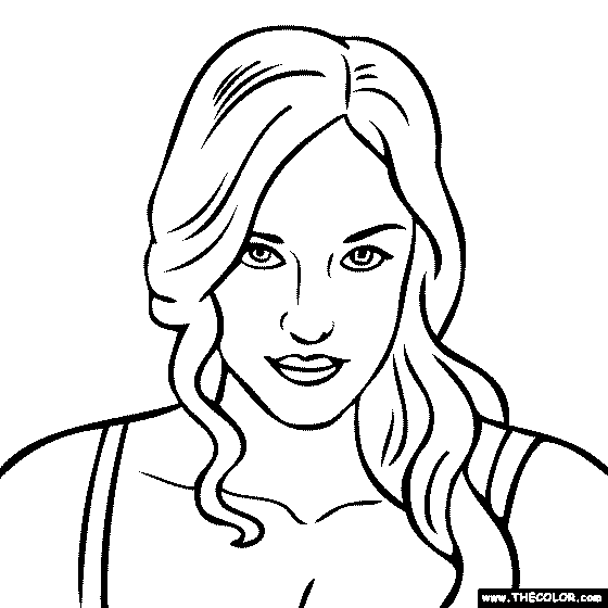 Kelly Clarkson Coloring Pages