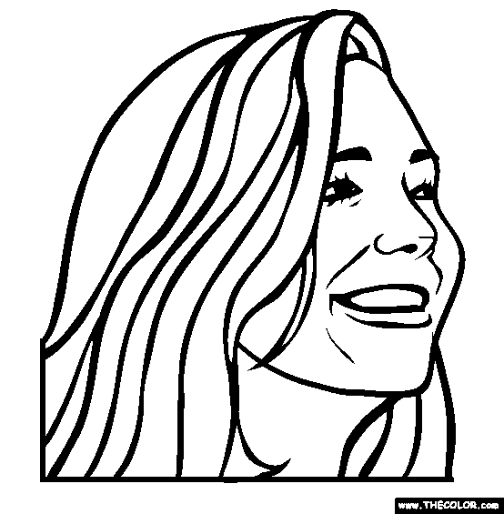 Catherine Elizabeth Kate Middleton Coloring Page