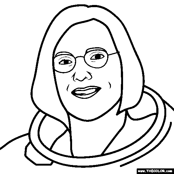 Kathryn Sullivan Coloring Page