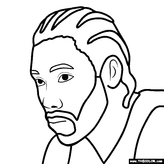 Kawhi Leonard Coloring Page