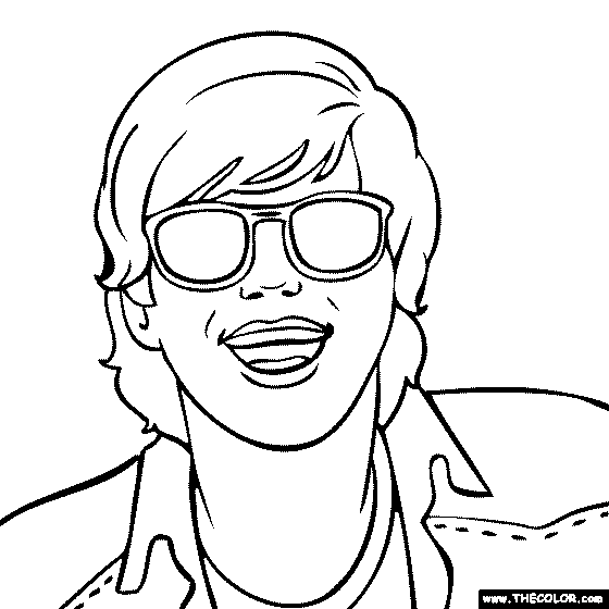 Kellin Quinn Coloring Page
