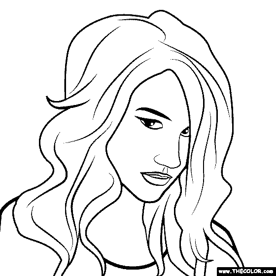 Kesha Coloring Page