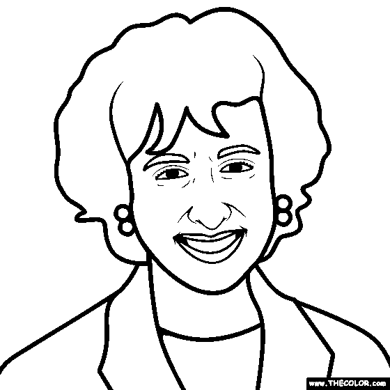 Kim Campbell Coloring Page