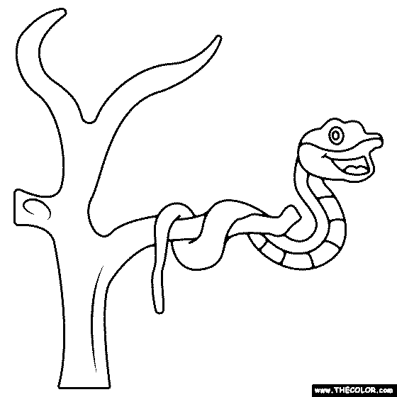 King Cobra Snake Coloring Page