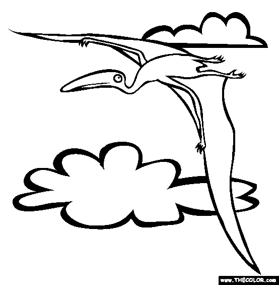 Kongamato Coloring Page