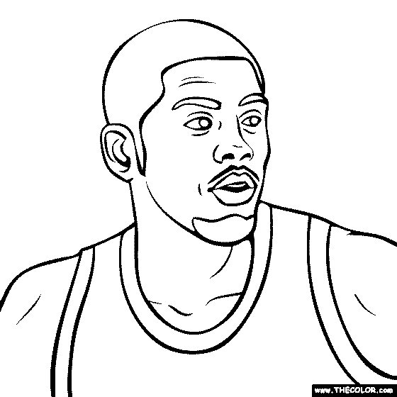 Kyrie Irving Coloring Page