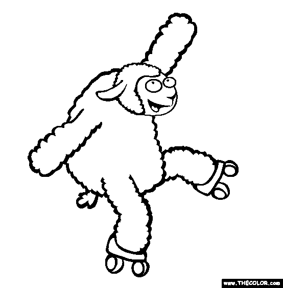 Lamb Coloring Page