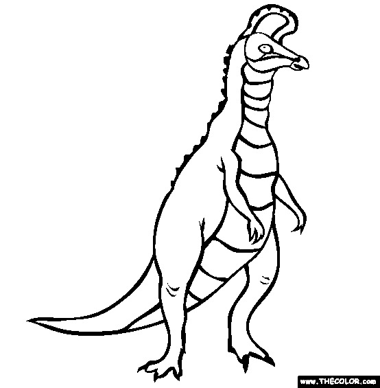 Lambeosaurus Coloring Page