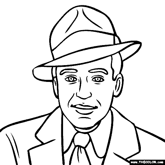 Langston Hughes Coloring Page