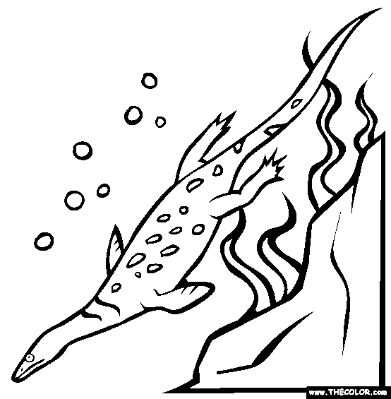 Lariosaurus Coloring Page