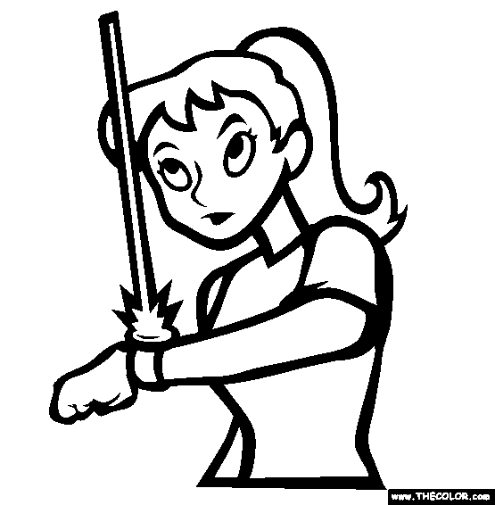 Laser Watch Coloring Page