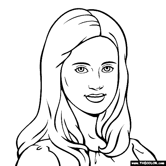 Laura Marano Coloring Page