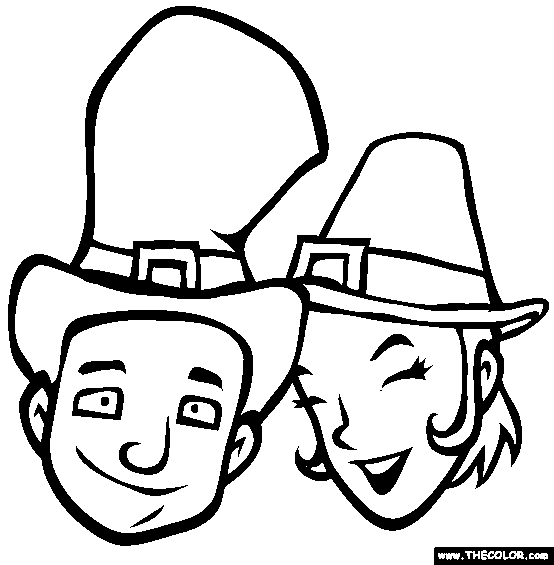 Leprechaun Hats Coloring Page