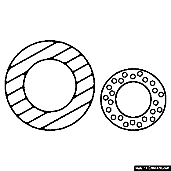 Letter O Coloring Page