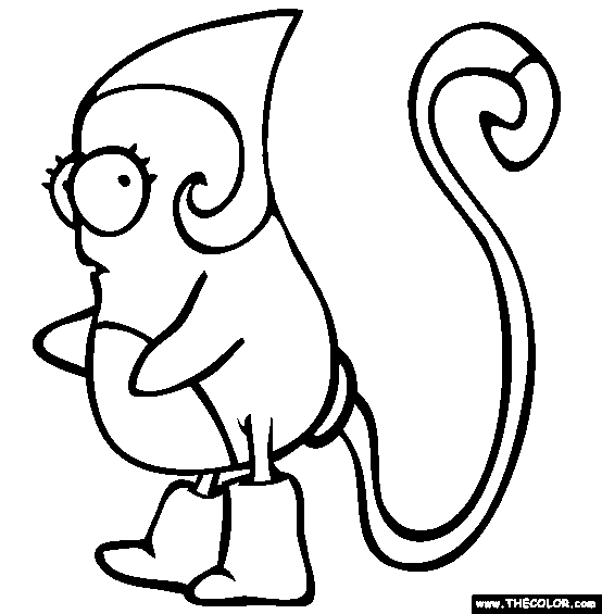 Lexi Coloring Page