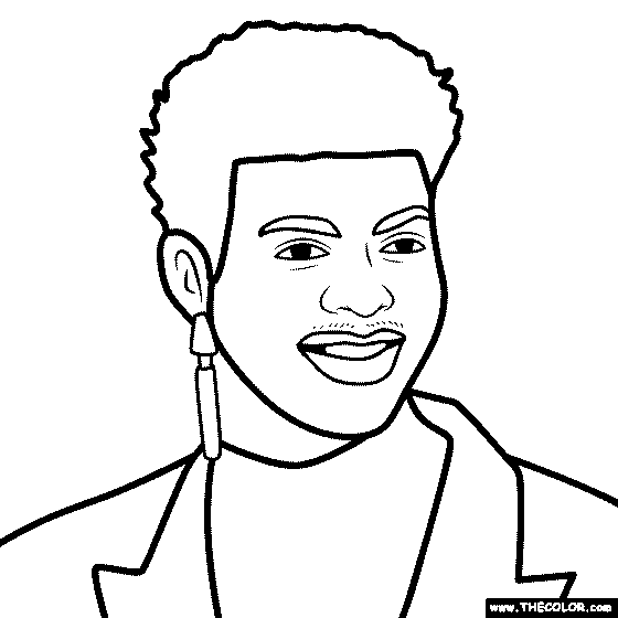 Lil Nas X Coloring Page