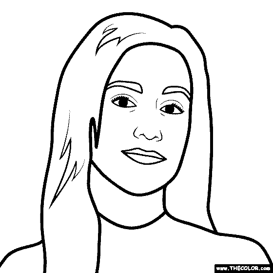 Lili Reinhart Coloring Page