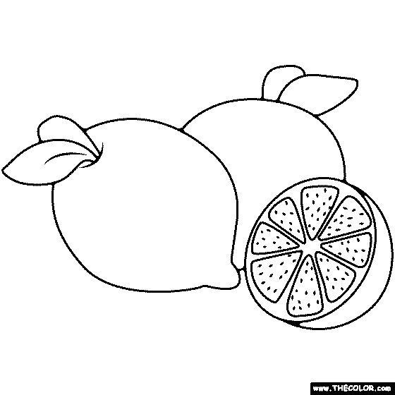 Limes Coloring Page
