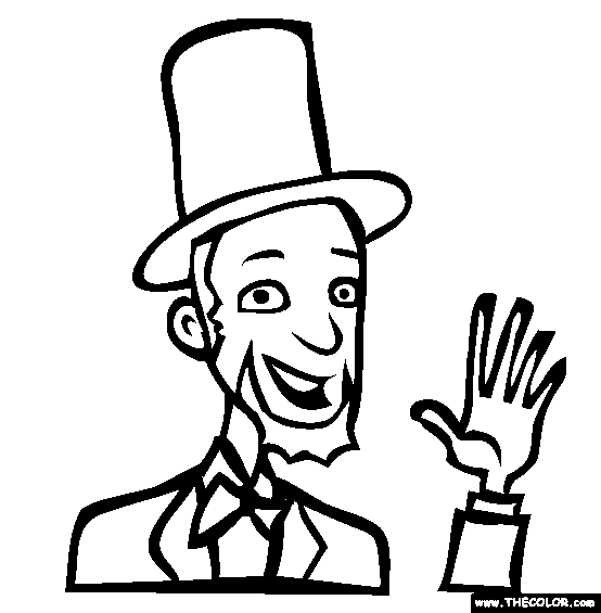 Lincoln Coloring Page