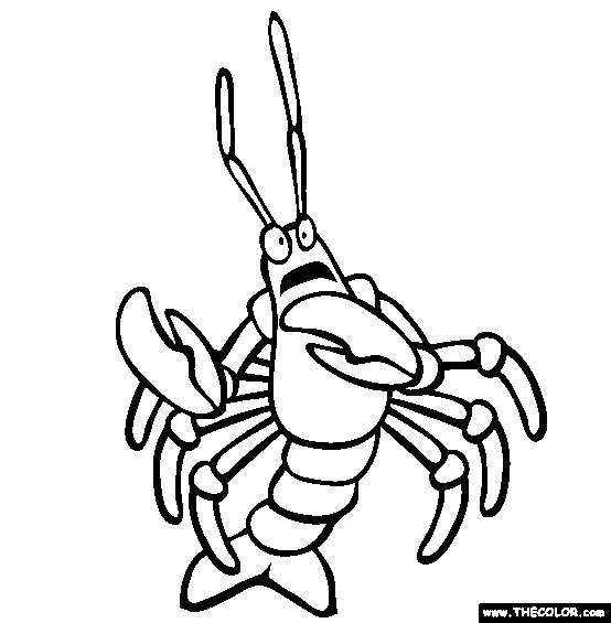 Lobster Coloring Page