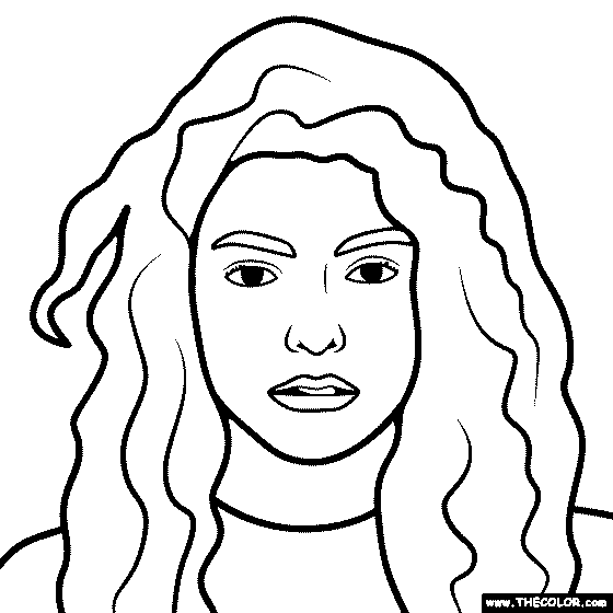 Lorde  Coloring Page