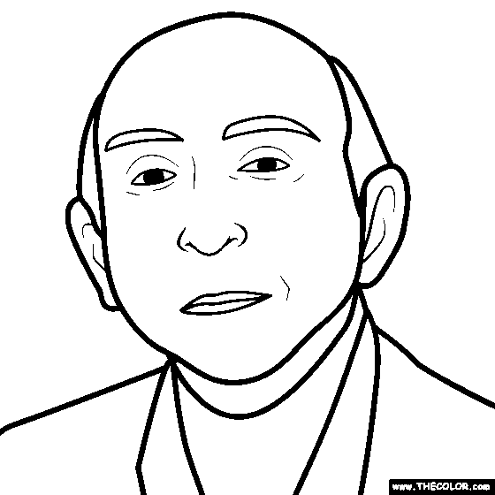 Lotfi Zadeh Coloring Page