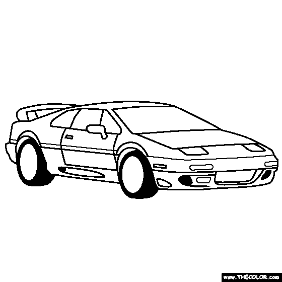 Lotus Esprit 1993 online coloring page