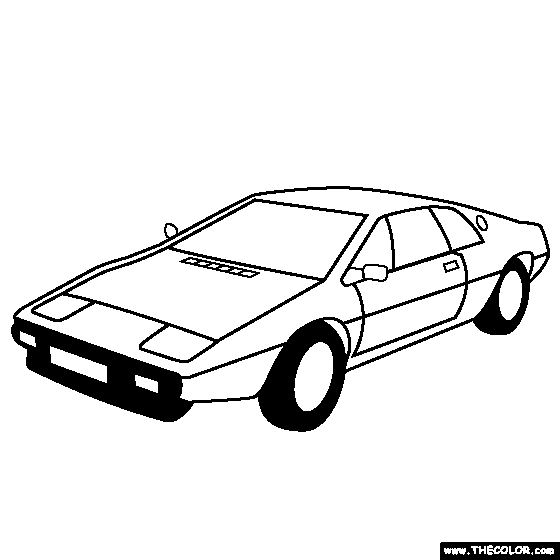 Lotus Esprit S1 online coloring page