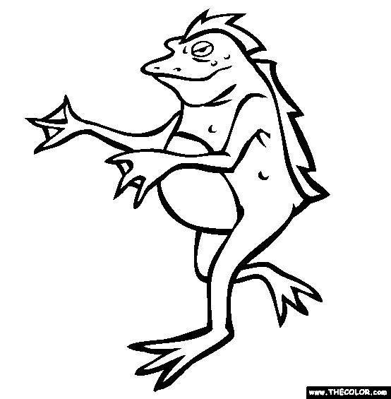 Loveland Frog Coloring Page