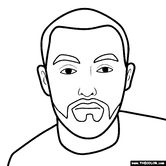 Hip Hop Rap Star Online Coloring Pages