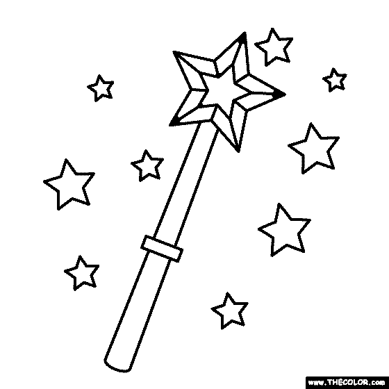 coloring pages magician