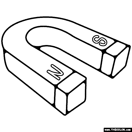 Magnets Coloring Page