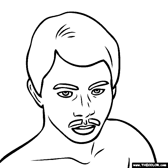 Manny Pacquiao Coloring Page