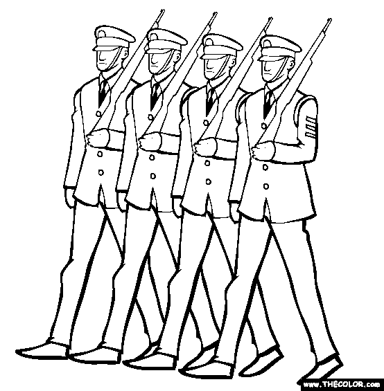 veterans day online coloring pages