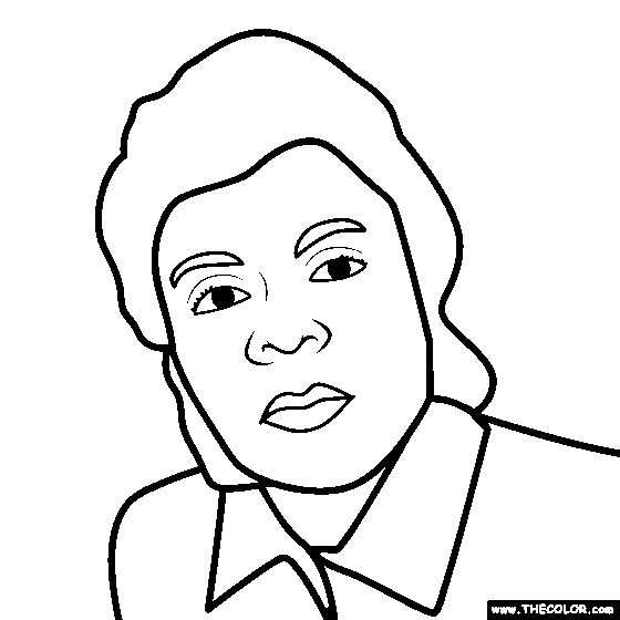 Marie Van Brittan Coloring Page