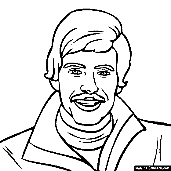 Mark Spitz Coloring Page