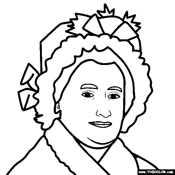 Martha Washington Coloring Page