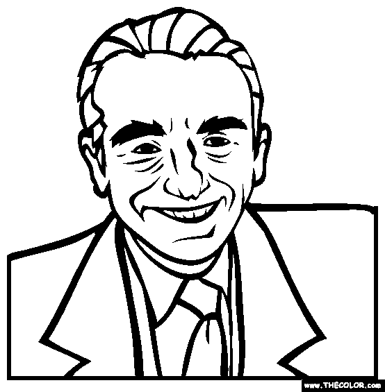 Martin Scorsese Coloring Page