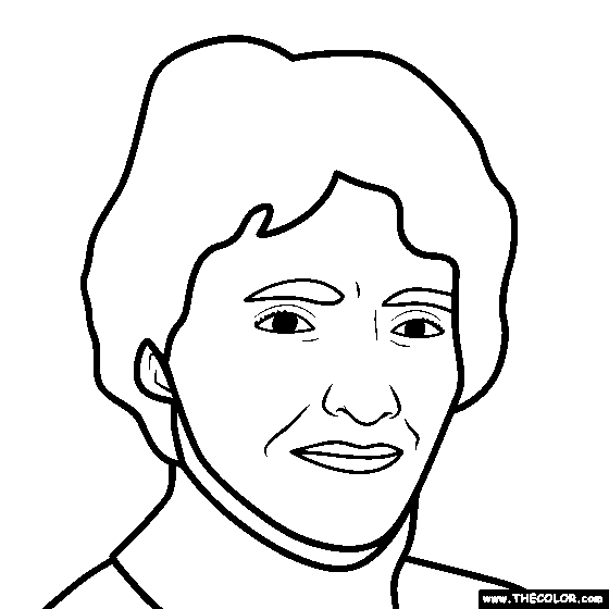 Mary Allen Wilkes Coloring Page
