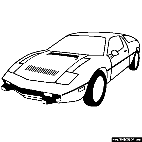 Maserati Bora Coloring Page