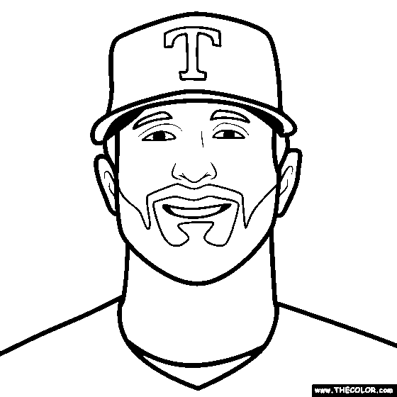 Max Scherzer Coloring Page